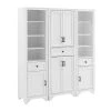 Tara 67.75 in. White Pantry Set by CROSLEY FURNITURE -Deals CROSLEY FURNITURE Store white crosley furniture pantry cabinets kf33006wh 64 1000