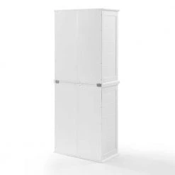 Bartlett White Tall Food Pantry by CROSLEY FURNITURE -Deals CROSLEY FURNITURE Store white crosley furniture pantry cabinets kf33021wh 1f 1000