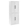 Bartlett White Tall Food Pantry by CROSLEY FURNITURE -Deals CROSLEY FURNITURE Store white crosley furniture pantry cabinets kf33021wh 64 1000