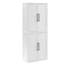 Bartlett White Tall Food Pantry by CROSLEY FURNITURE