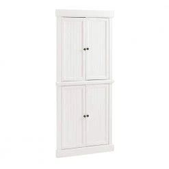 Shoreline White Corner Pantry by CROSLEY FURNITURE