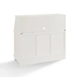 51 in. Rectangular White 9 Drawer Secretary Desk with Solid Wood Material by CROSLEY FURNITURE -Deals CROSLEY FURNITURE Store white crosley furniture secretary desks kf65001wh 1f 1000