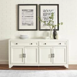 Tara Distressed White Sideboard by CROSLEY FURNITURE 17 Tara Distressed White Sideboard by CROSLEY FURNITURE -Deals CROSLEY FURNITURE Store white crosley furniture sideboards buffet tables cf4209 wh 31 1000