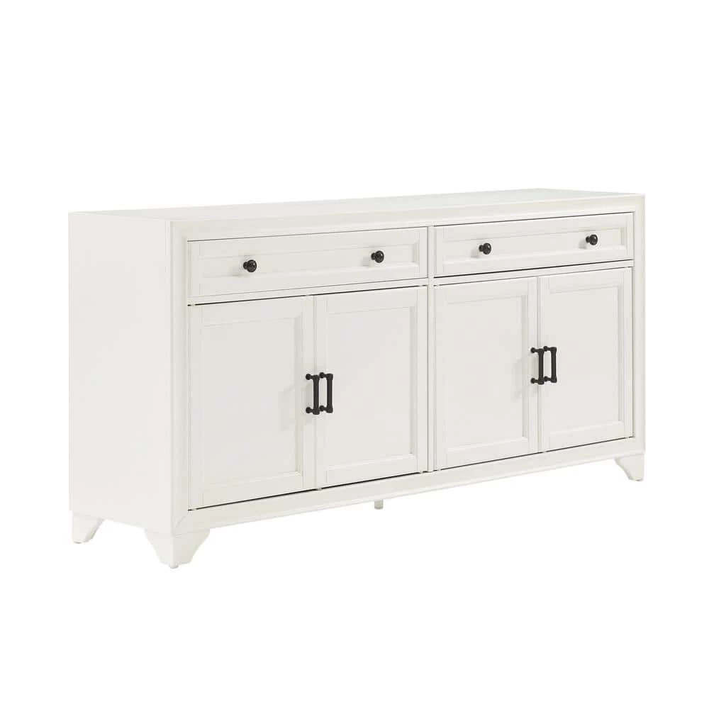 Tara Distressed White Sideboard by CROSLEY FURNITURE 3 Tara Distressed White Sideboard by CROSLEY FURNITURE