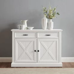 Clifton Distressed White Sideboard by CROSLEY FURNITURE 13 Clifton Distressed White Sideboard by CROSLEY FURNITURE -Deals CROSLEY FURNITURE Store white crosley furniture sideboards buffet tables cf4210 wh 31 1000