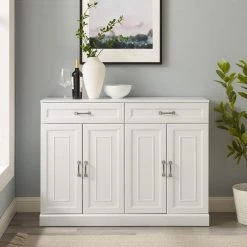 Stanton White Sideboard by CROSLEY FURNITURE -Deals CROSLEY FURNITURE Store white crosley furniture sideboards buffet tables cf4213 wh 31 1000