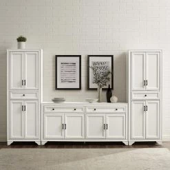 Tara White Sideboard with Pantries by CROSLEY FURNITURE 14 Tara White Sideboard with Pantries by CROSLEY FURNITURE -Deals CROSLEY FURNITURE Store white crosley furniture sideboards buffet tables kf33012wh 31 1000