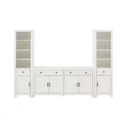 Tara White Sideboard with Bookshelves by CROSLEY FURNITURE 12 Tara White Sideboard with Bookshelves by CROSLEY FURNITURE -Deals CROSLEY FURNITURE Store white crosley furniture sideboards buffet tables kf33014wh c3 1000