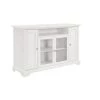 Campbell 60 in. White Wood TV Stand Fits TVs Up to 60 in. with Storage Doors by CROSLEY FURNITURE