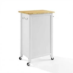 Savannah White with Wood Top Compact Kitchen Island by CROSLEY FURNITURE 12 Savannah White with Wood Top Compact Kitchen Island by CROSLEY FURNITURE -Deals CROSLEY FURNITURE Store white with natural wood top crosley furniture kitchen carts cf3028na wh 1f 1000