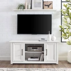 Camden 48 in. Whitewash Low Profile TV Stand Fits 50 in. TV with Cable Management by CROSLEY FURNITURE 13 Camden 48 in. Whitewash Low Profile TV Stand Fits 50 in. TV with Cable Management by CROSLEY FURNITURE -Deals CROSLEY FURNITURE Store whitewash crosley furniture tv stands cf101148 ww 31 1000