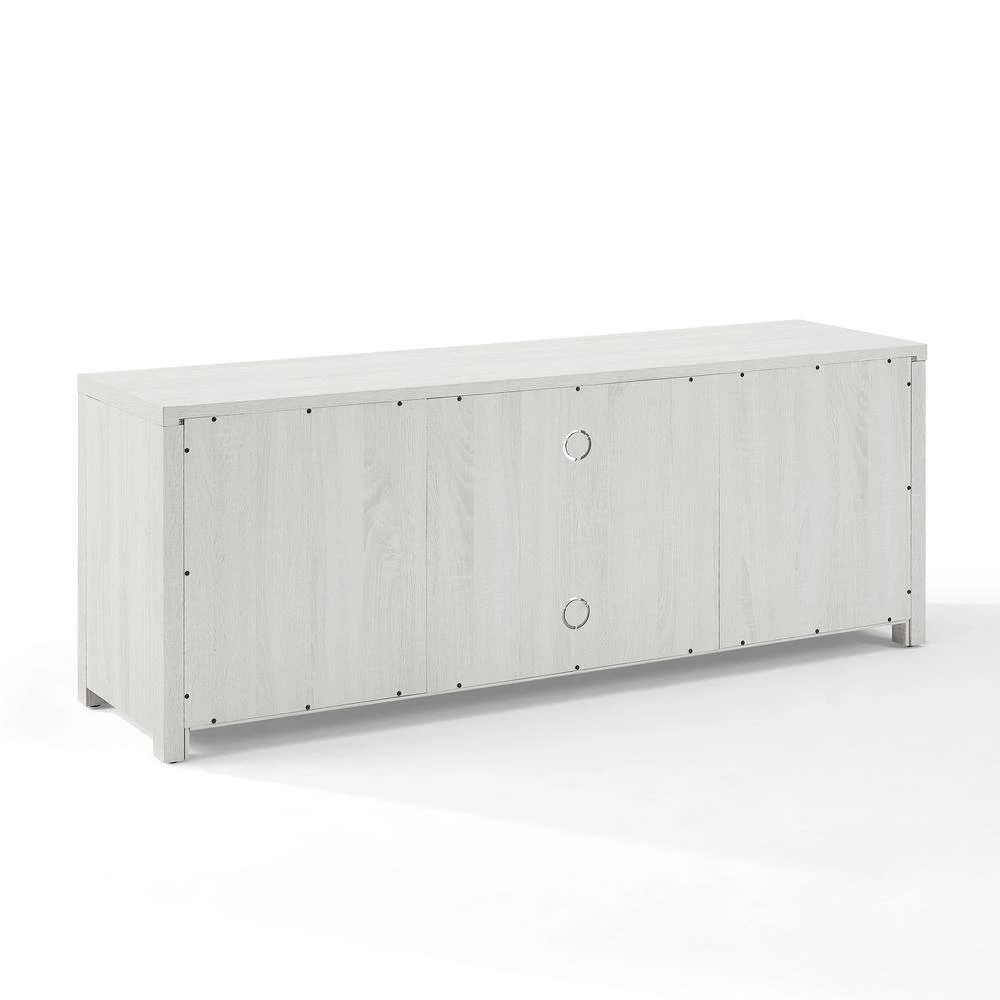 Gordon 58 in. Whitewash TV Stand Fits TV's up to 65 in. with Cable Management by CROSLEY FURNITURE 7 Gordon 58 in. Whitewash TV Stand Fits TV's up to 65 in. with Cable Management by CROSLEY FURNITURE - Image 5